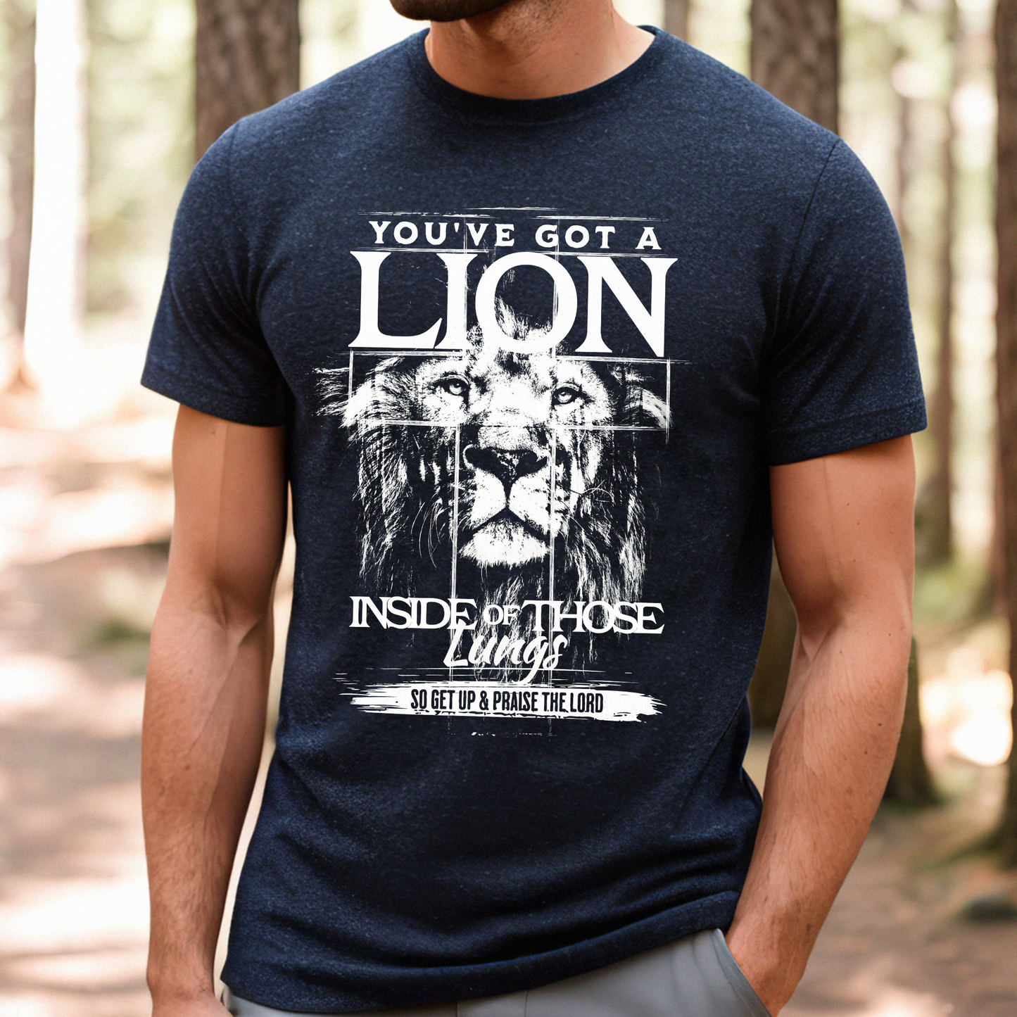 You've got a lion inside those lungs tee