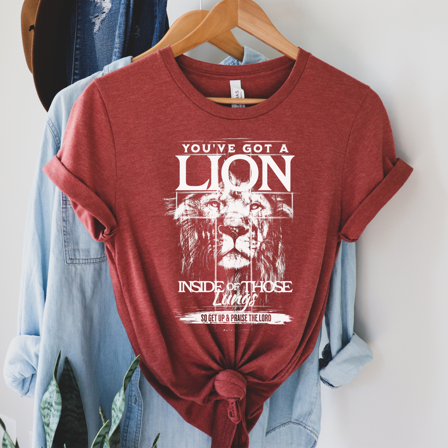 You've got a lion inside those lungs tee