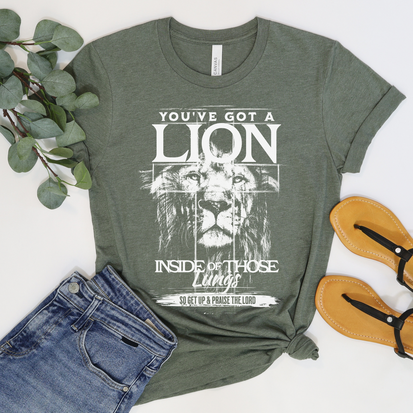 You've got a lion inside those lungs tee