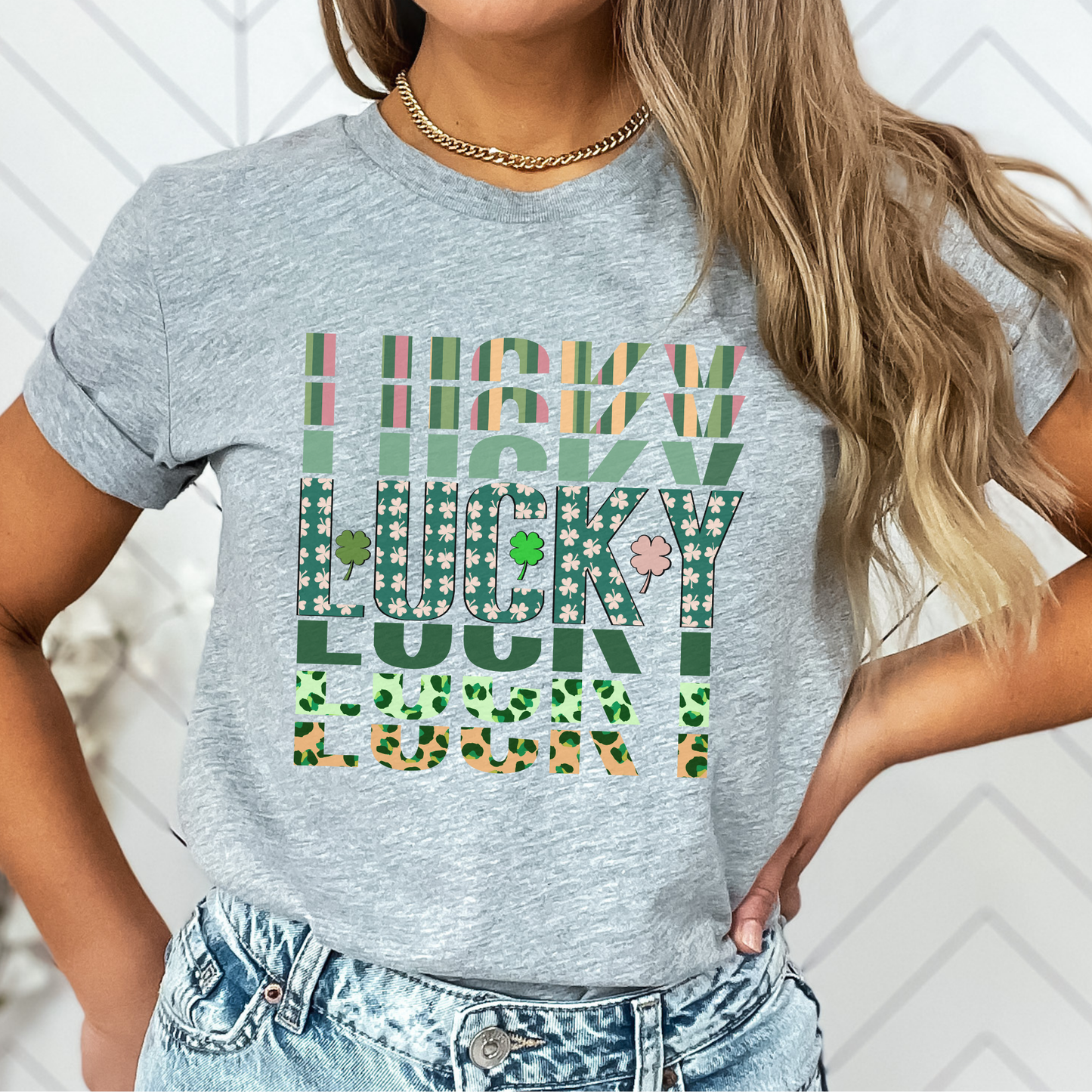 Lucky women's St. Paddy's Day graphic t-shirt