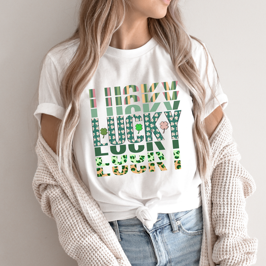 Lucky women's St. Paddy's Day graphic t-shirt