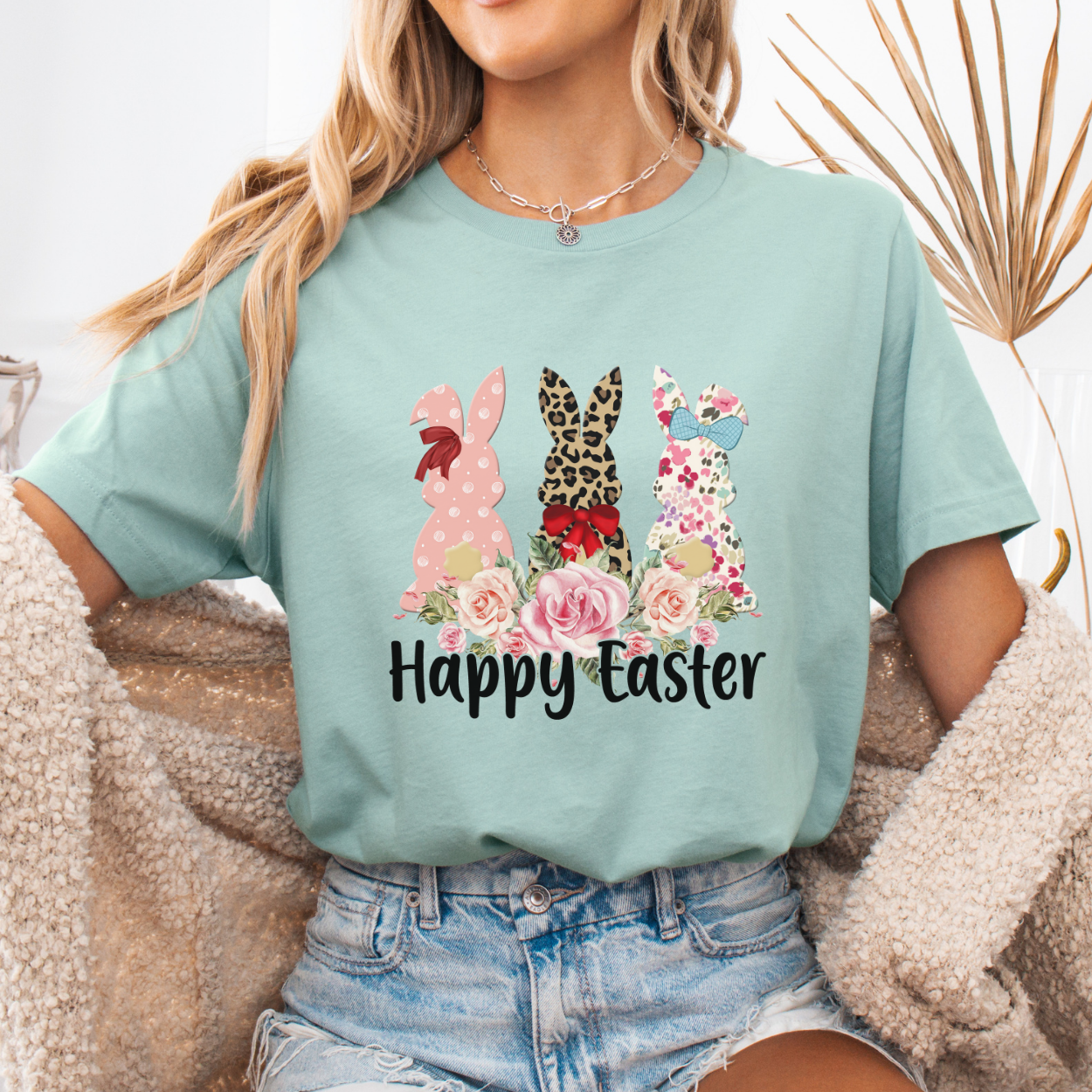 Happy Easter graphic t-shirt