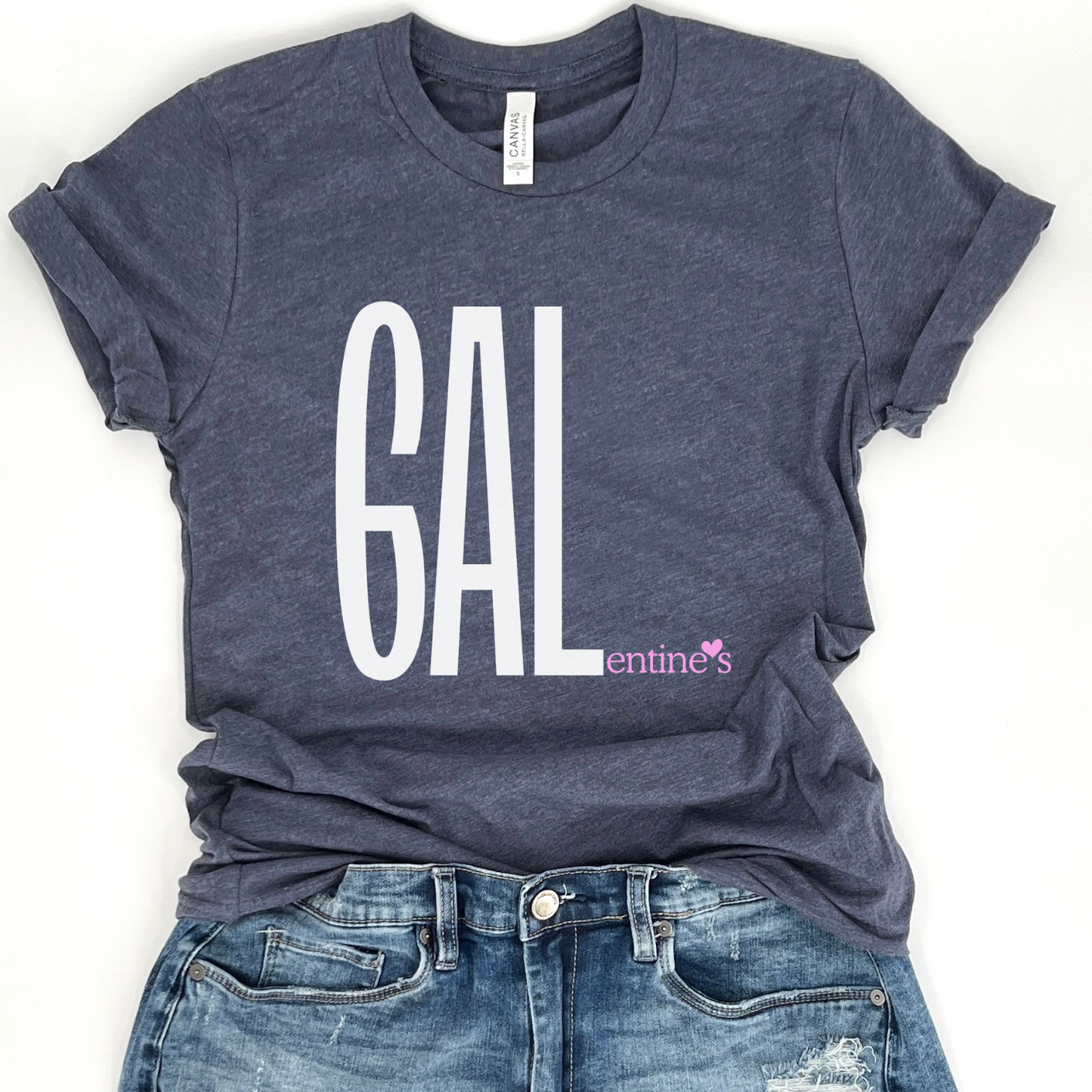 Galentine's day women's graphic T-shirt