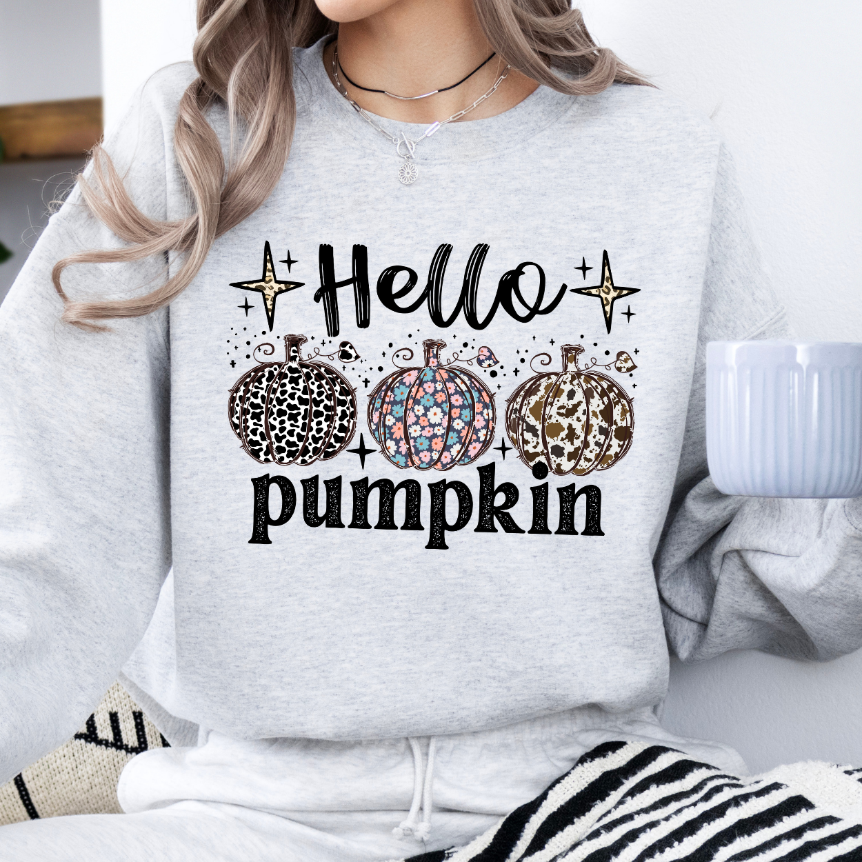 Hello pumpkin women's sweatshirt