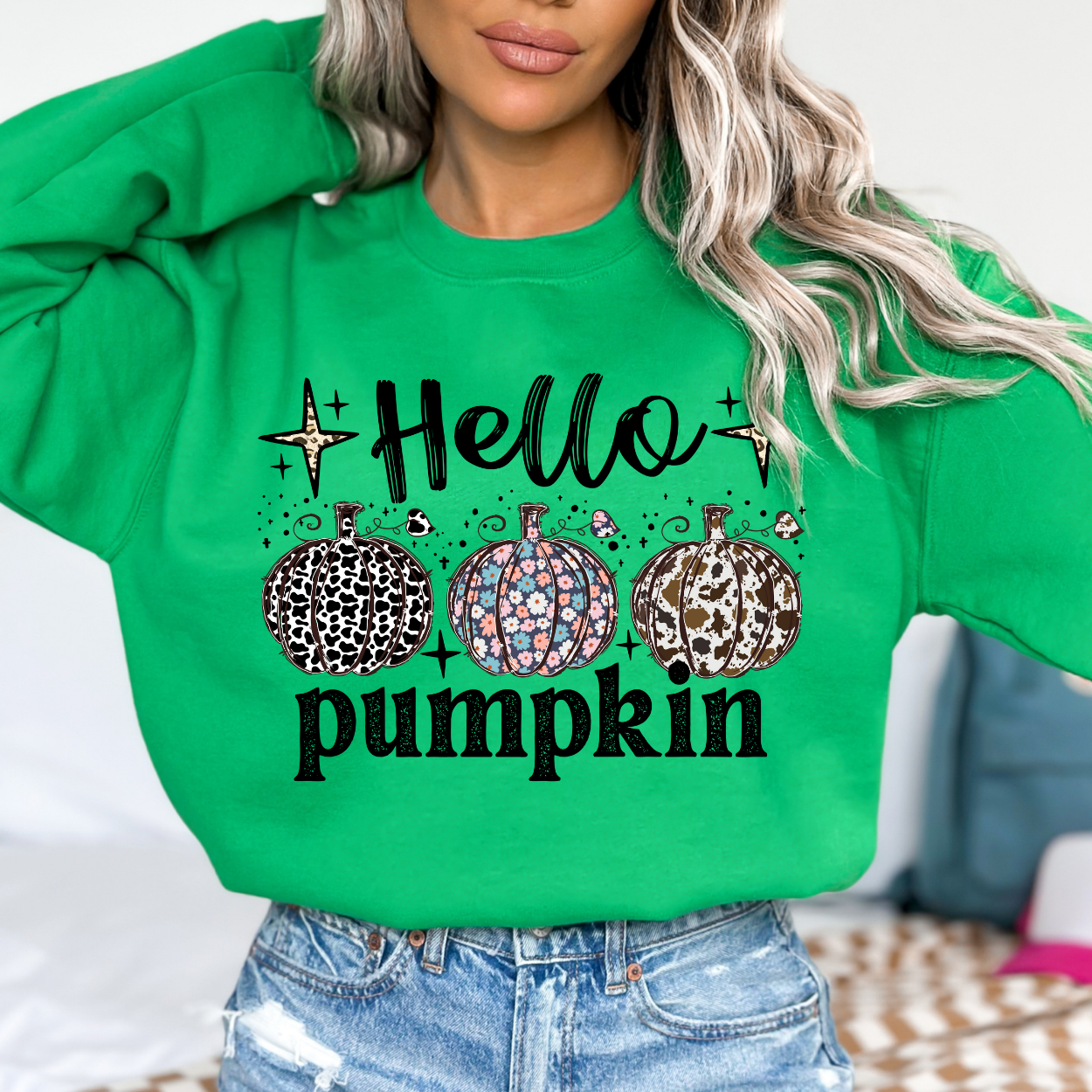 Hello pumpkin women's sweatshirt