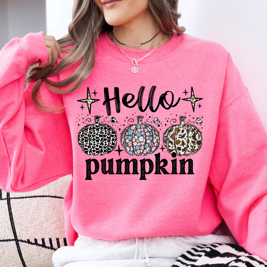 Hello pumpkin women's sweatshirt