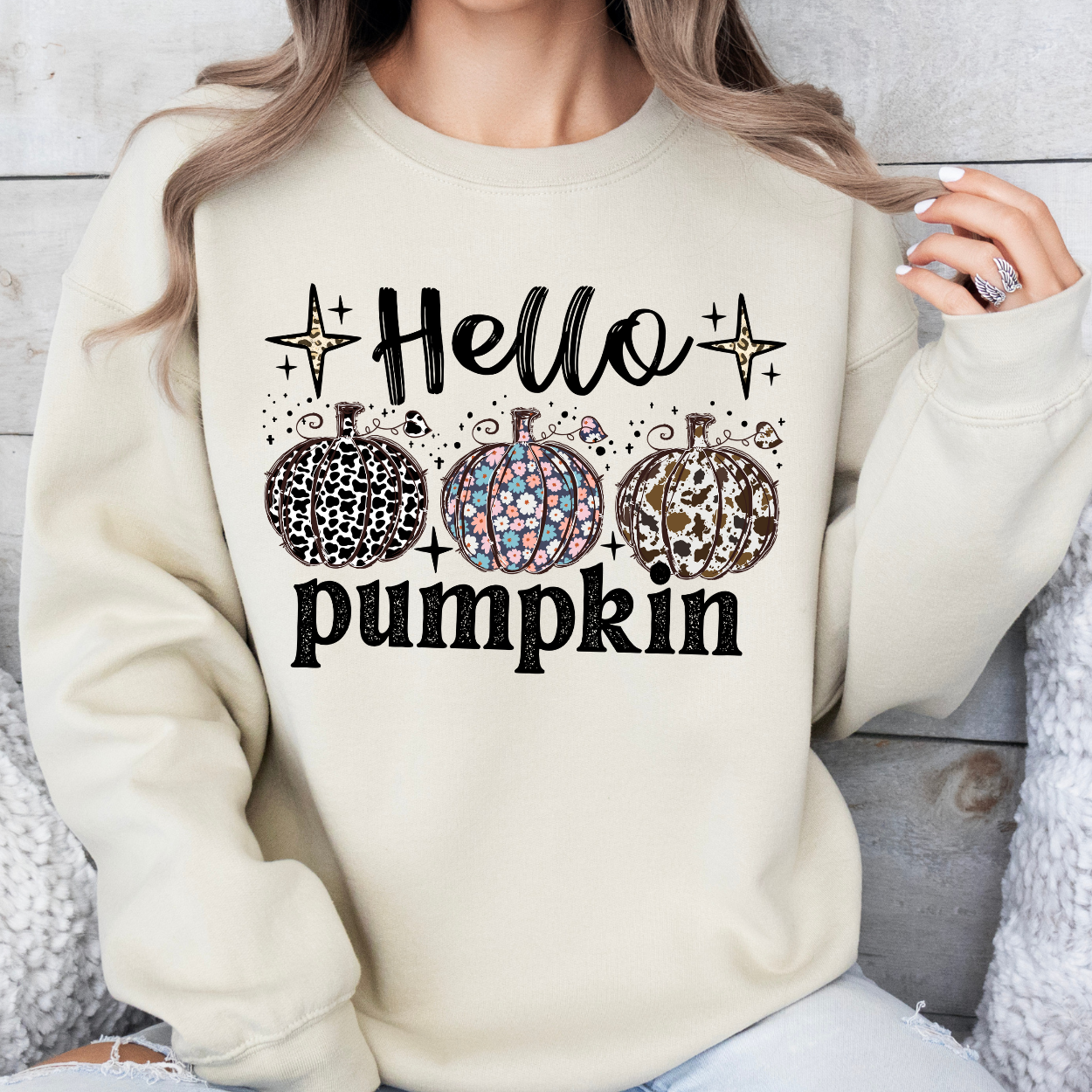 Hello pumpkin women's sweatshirt