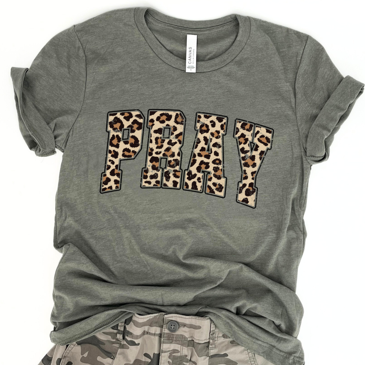 Pray women's graphic t-shirt