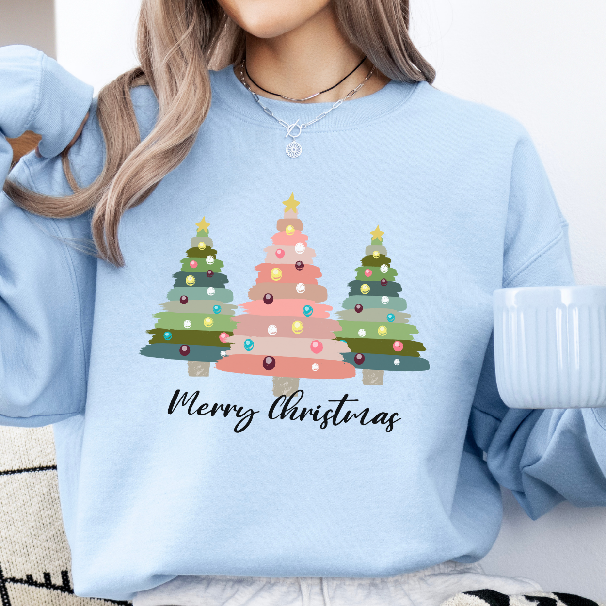 Boho Merry Christmas women's sweatshirt