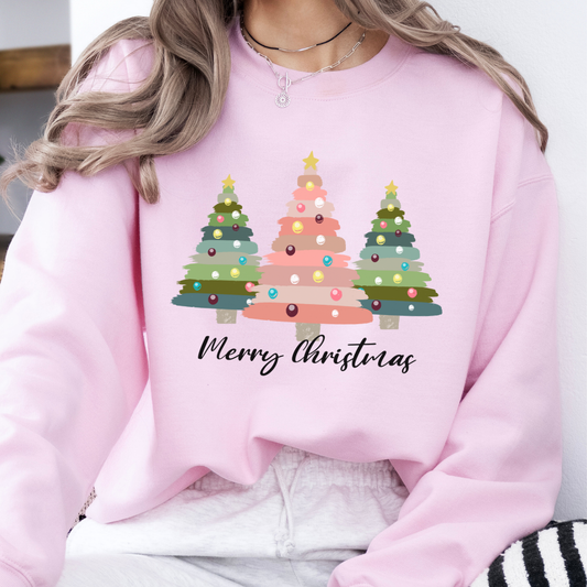 Boho Merry Christmas women's sweatshirt