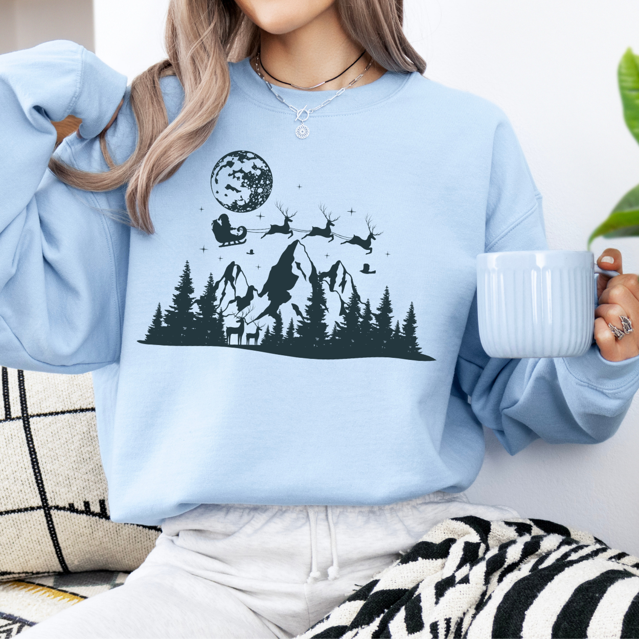 Christmas Eve Santa sweatshirt