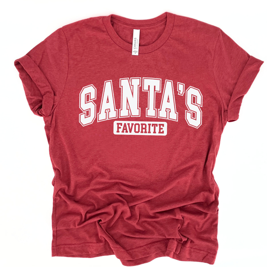 Santa's favorite Christmas t-shirt