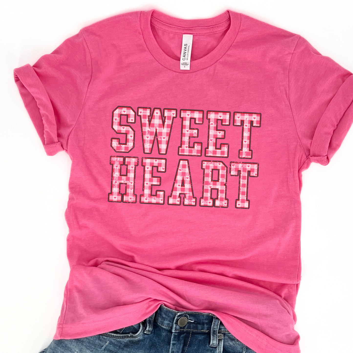 Sweet heart Valentine's graphic t-shirt