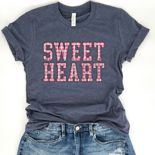 Sweet heart Valentine's graphic t-shirt