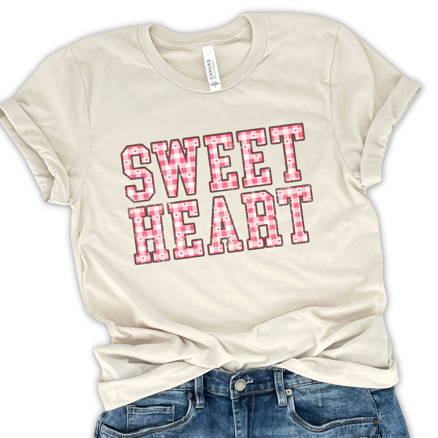 Sweet heart Valentine's graphic t-shirt