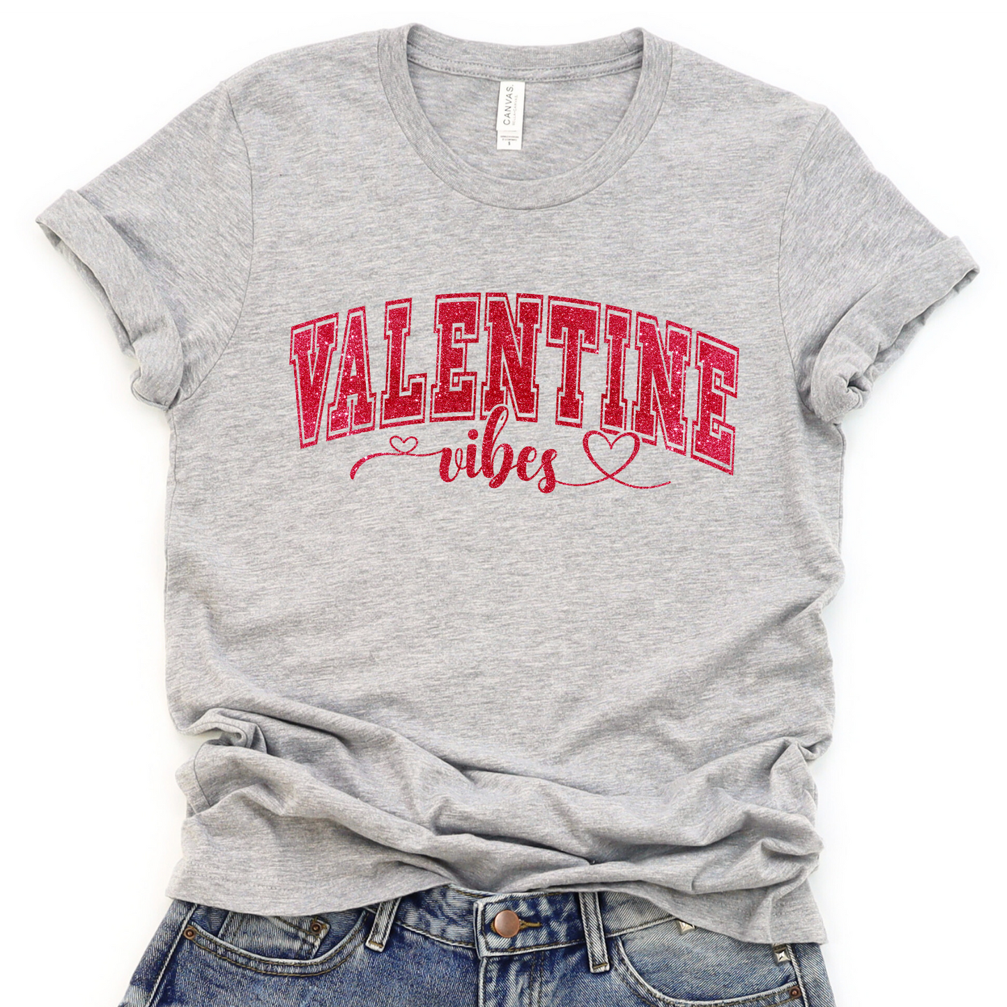 Valentine vibes women's graphic t-shirt