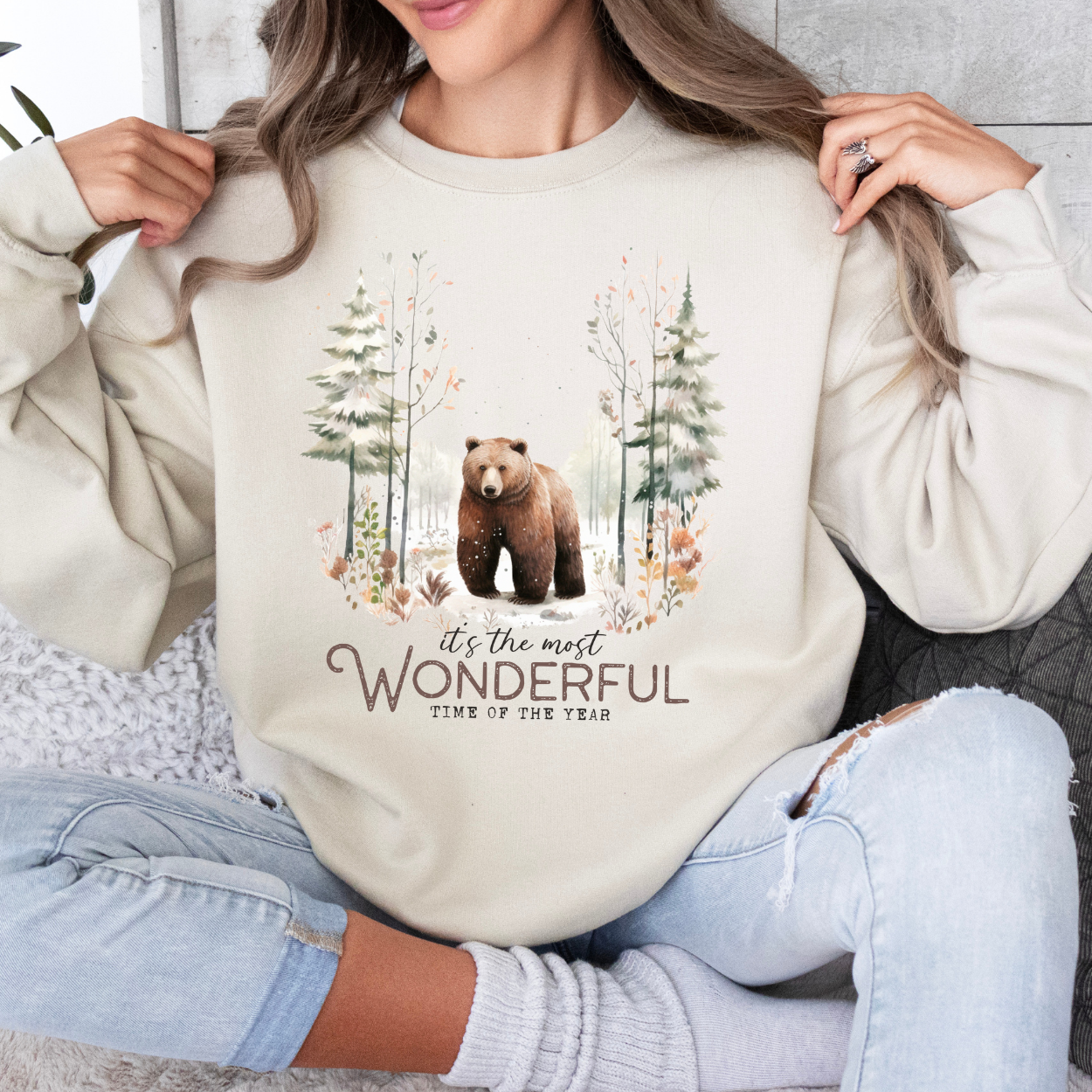 It's the most wonderful time of the year women's winter sweatshirt