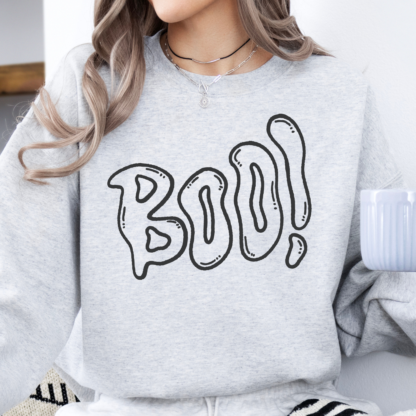 Boo Halloween sweatshirt