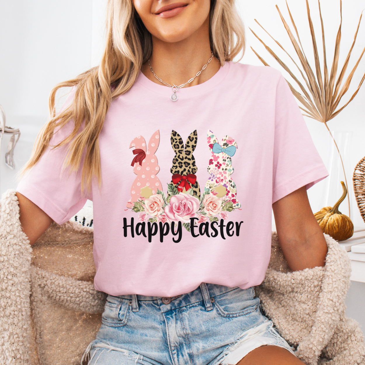 Happy Easter graphic t-shirt