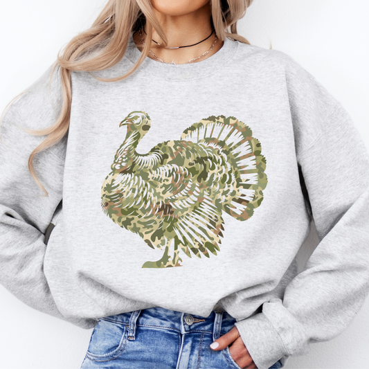 Camouflage Turkey unisex hunting sweatshirt