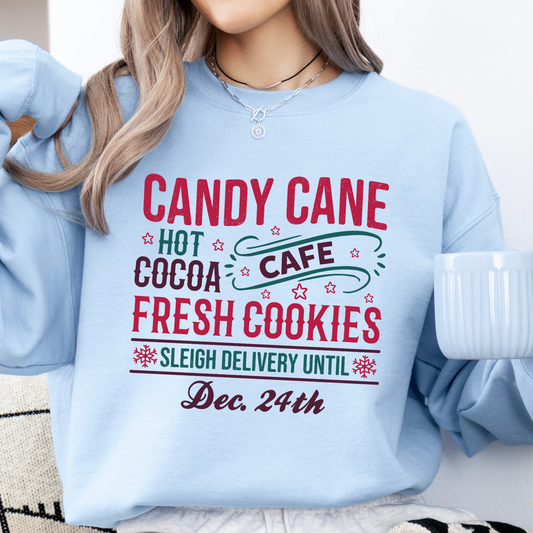 Candy Cane Lane Christmas sweatshirt