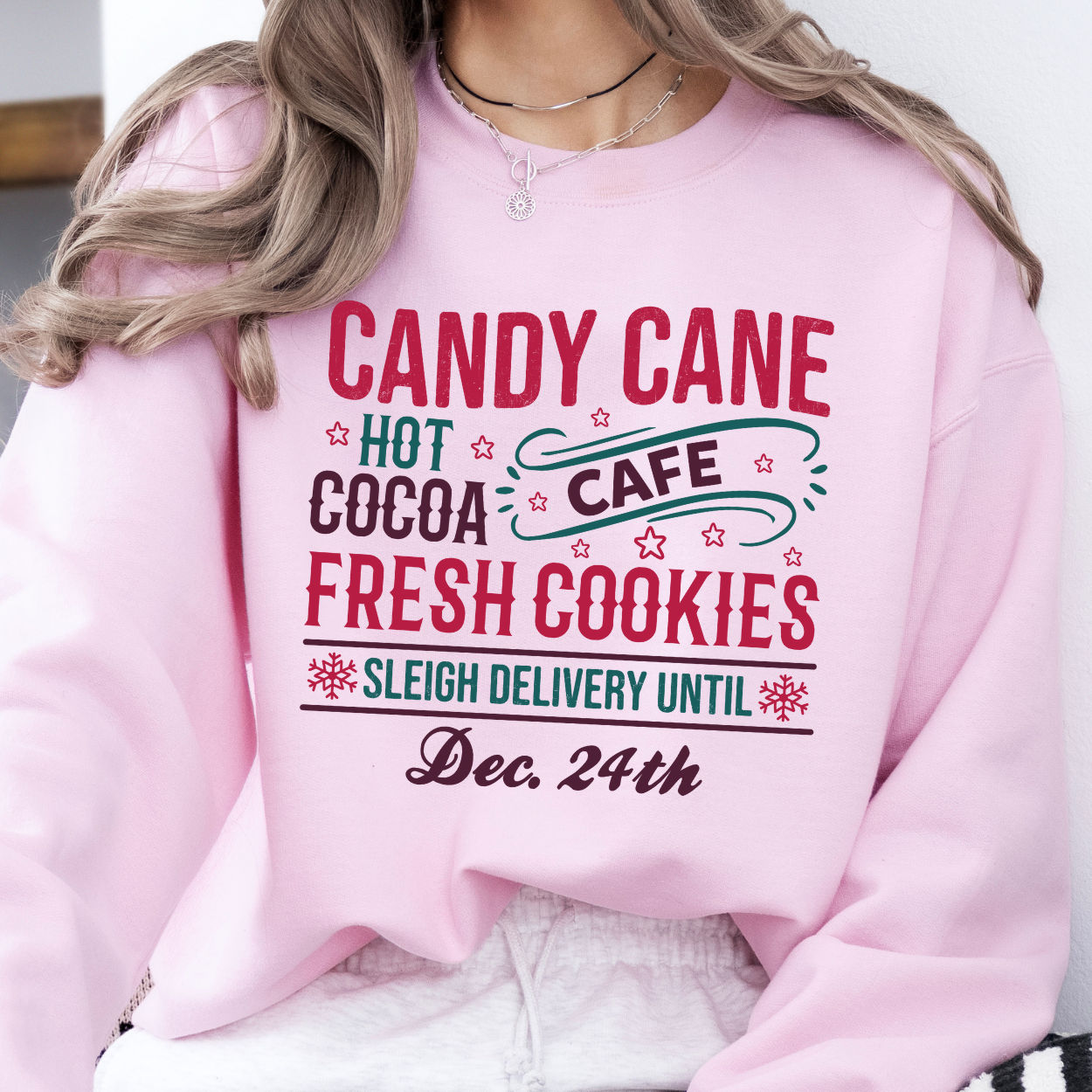 Candy Cane Lane Christmas sweatshirt