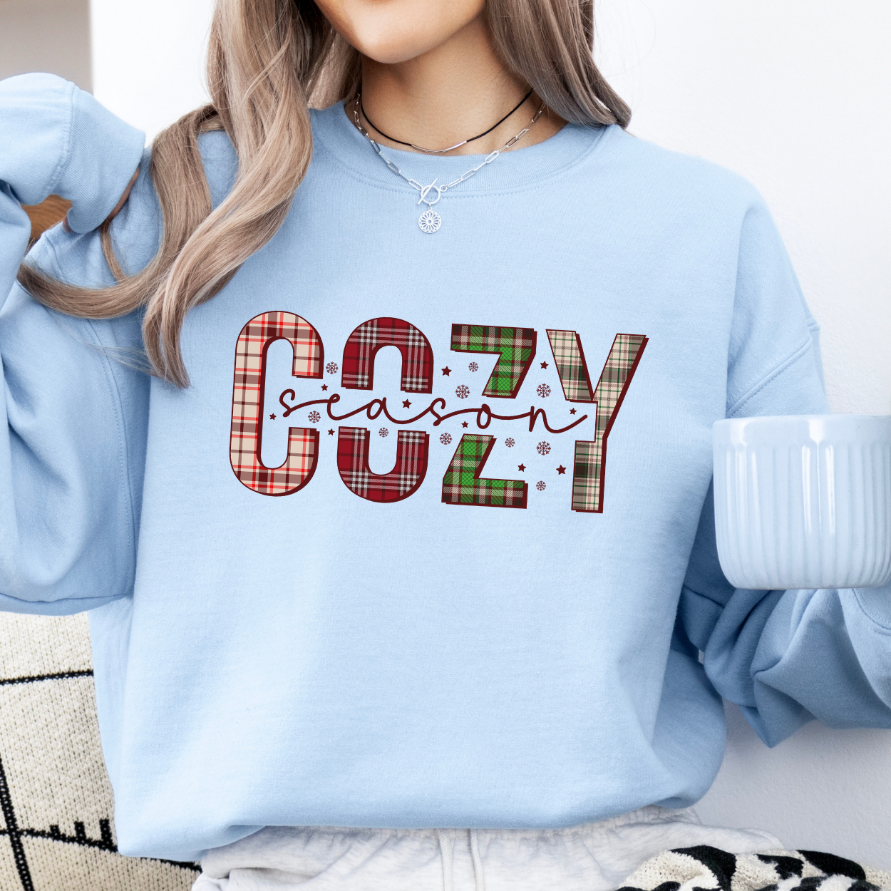 Cozy Season women's Christmas sweatshirt