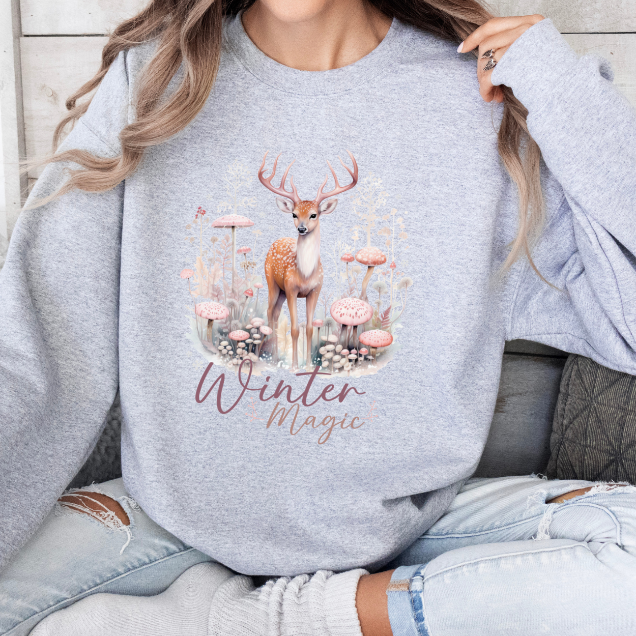 Winter magic women's sweatshirt