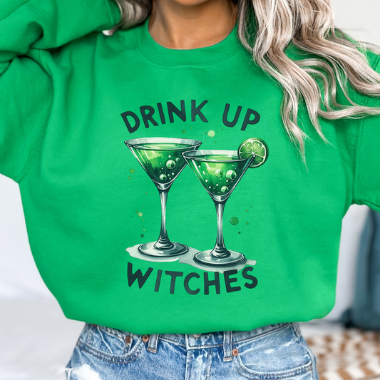 Drink up witches Halloween sweatshirt