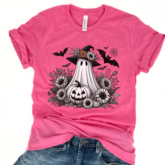 Ghost in the garden Halloween t-shirt