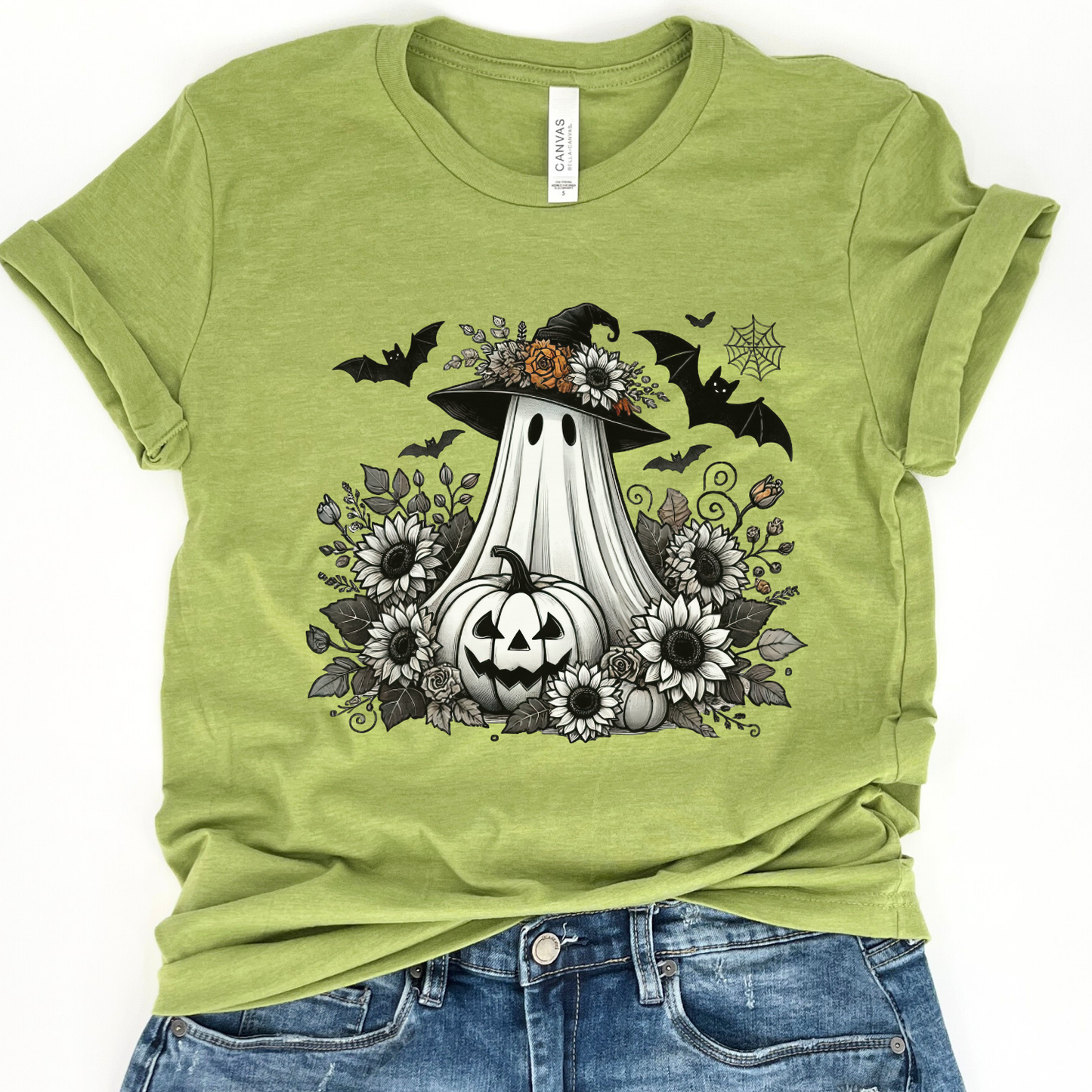 Ghost in the garden Halloween t-shirt