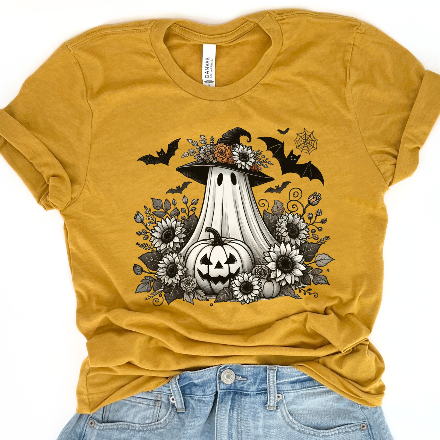 Ghost in the garden Halloween t-shirt