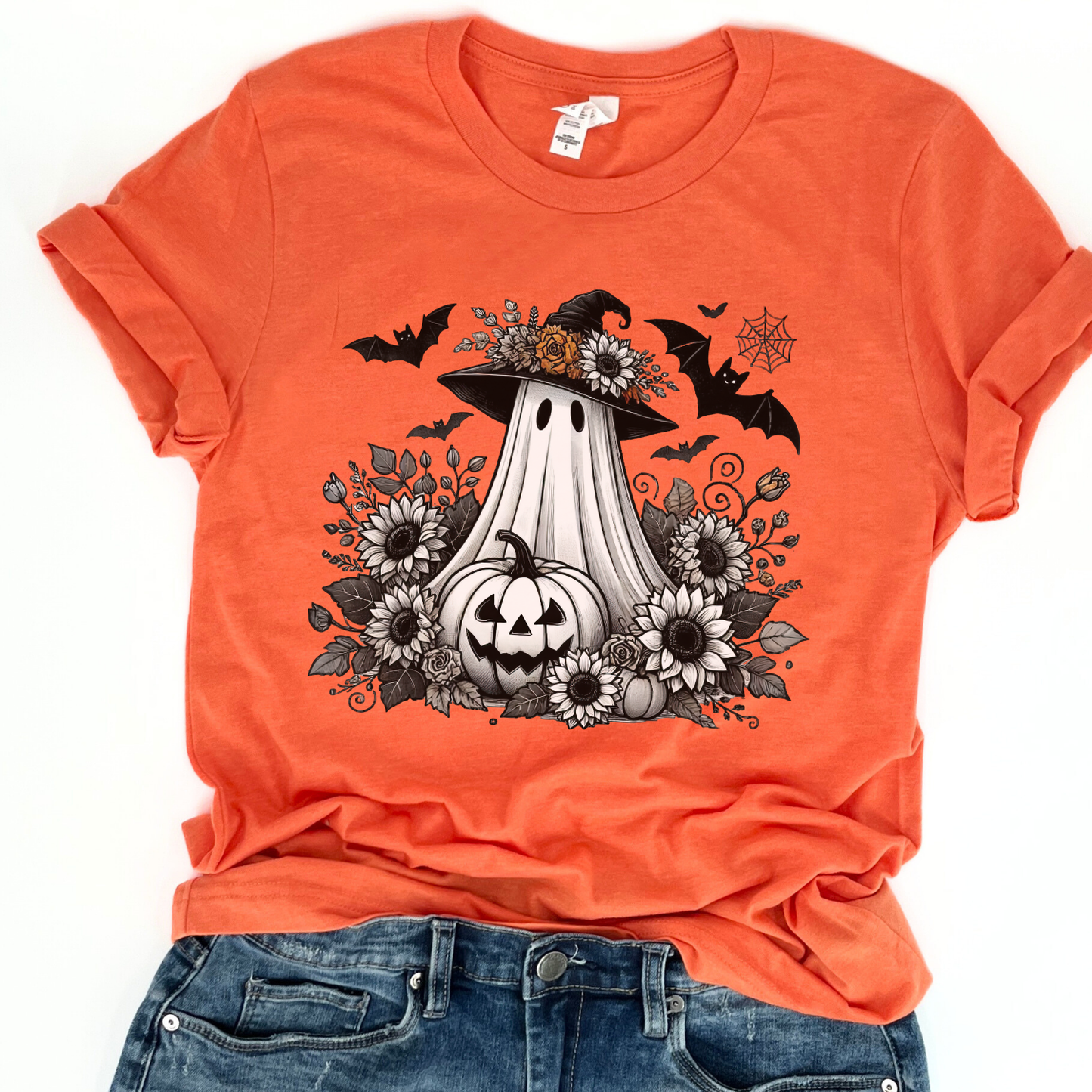 Ghost in the garden Halloween t-shirt