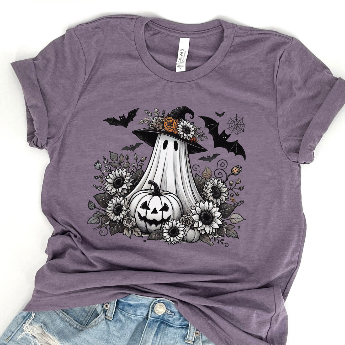 Ghost in the garden Halloween t-shirt