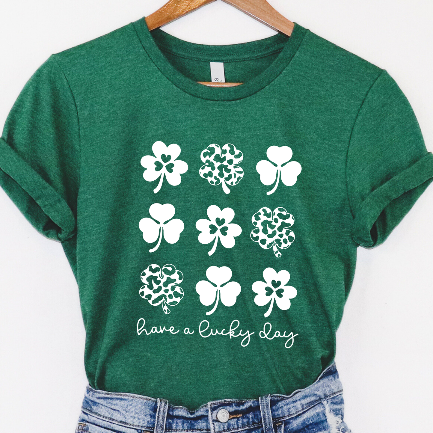 Lucky St. Patrick's Day graphic t-shirt