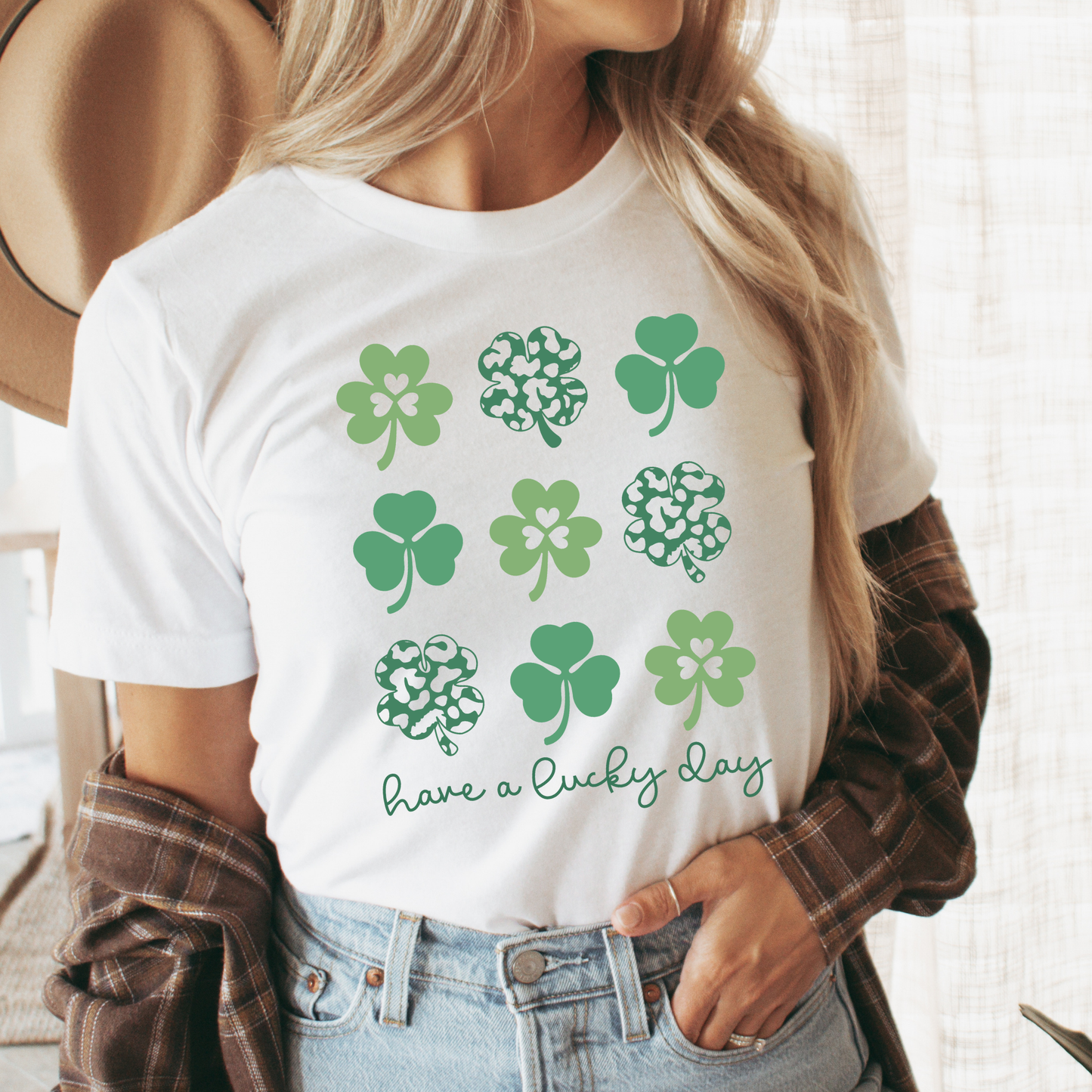 Lucky St. Patrick's Day graphic t-shirt