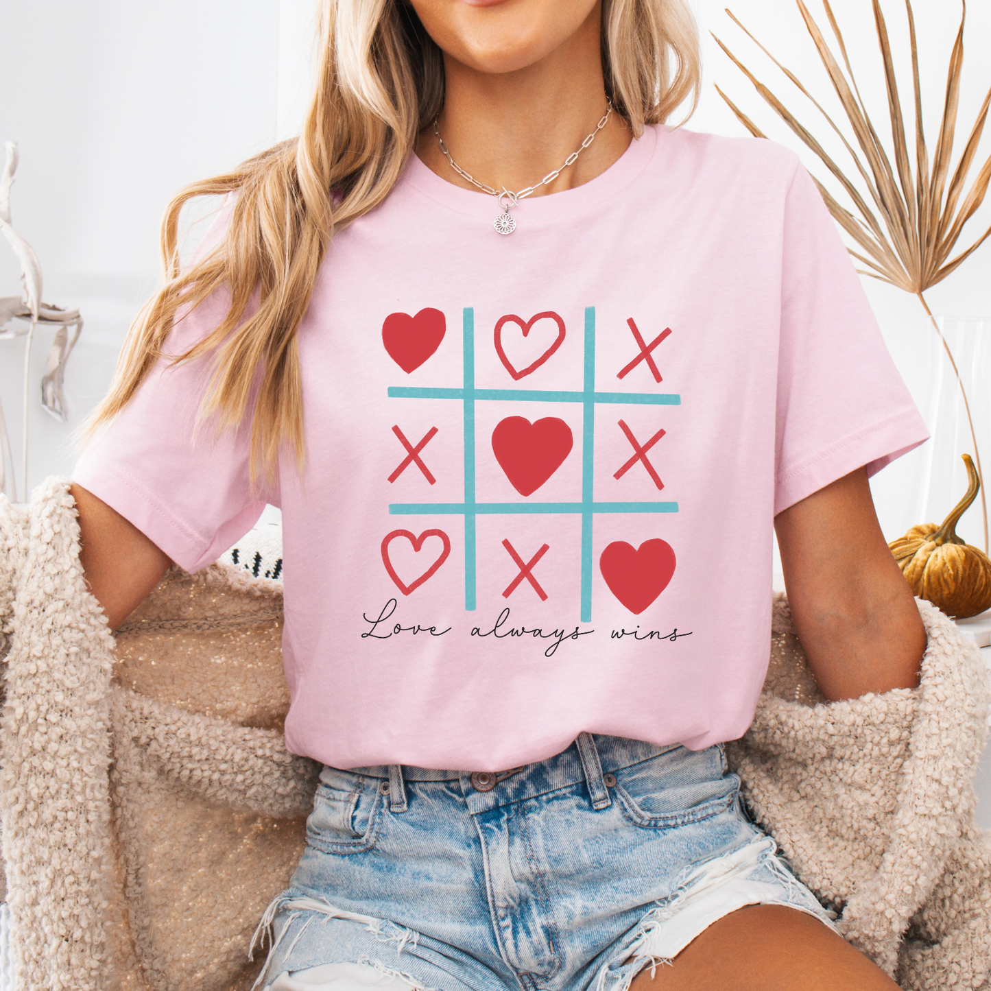 Love always wins women's graphic t-shirt,