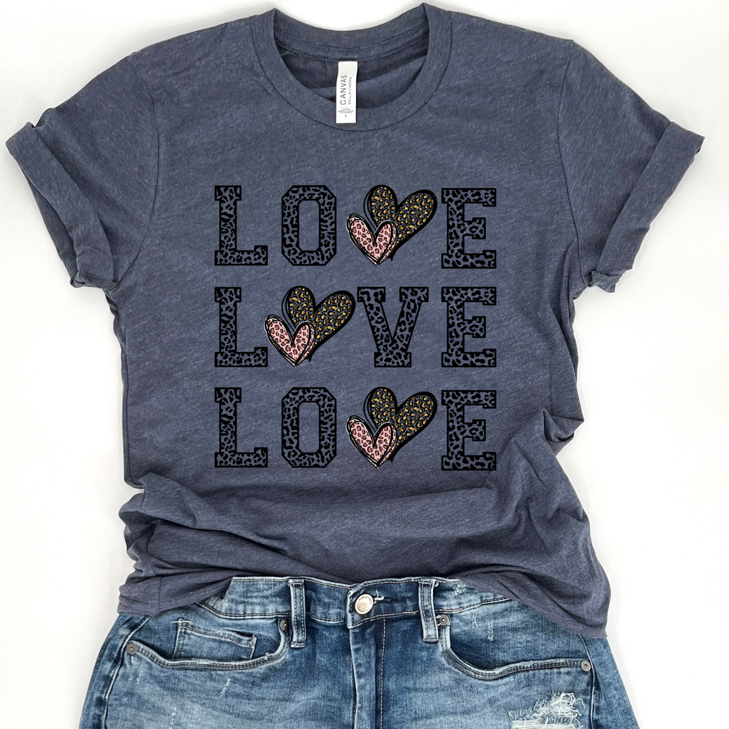 Full of love Valentine's Day graphic t-shirt