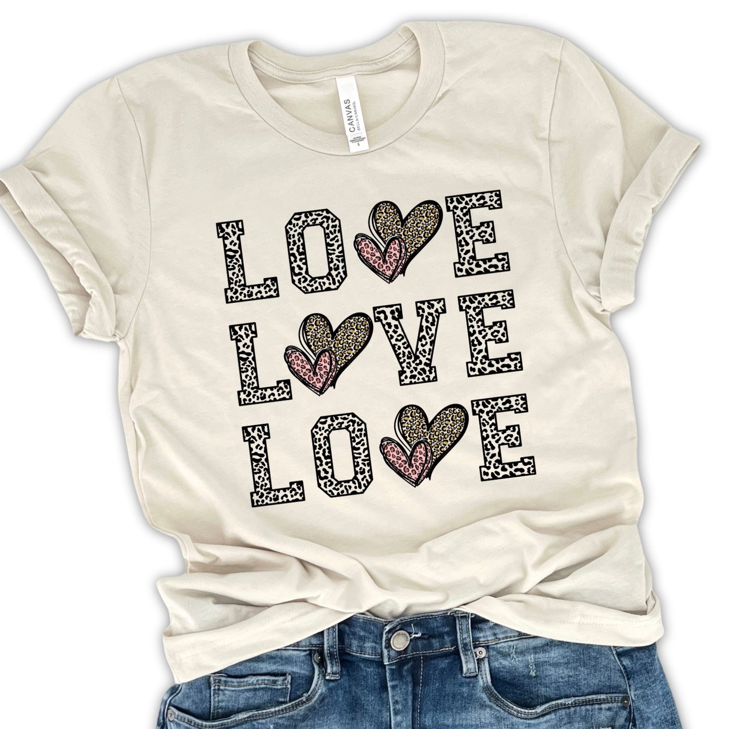 Full of love Valentine's Day graphic t-shirt