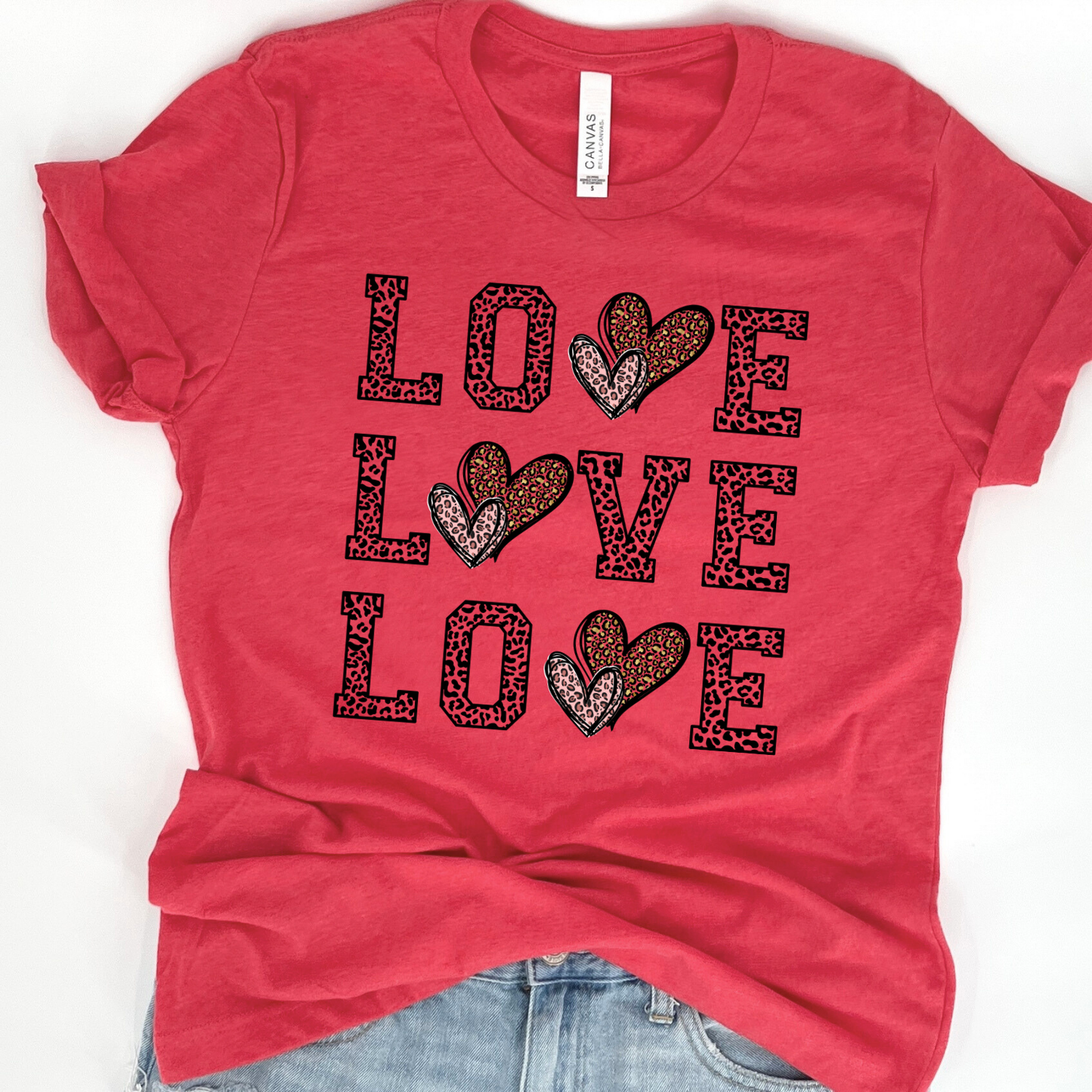 Full of love Valentine's Day graphic t-shirt