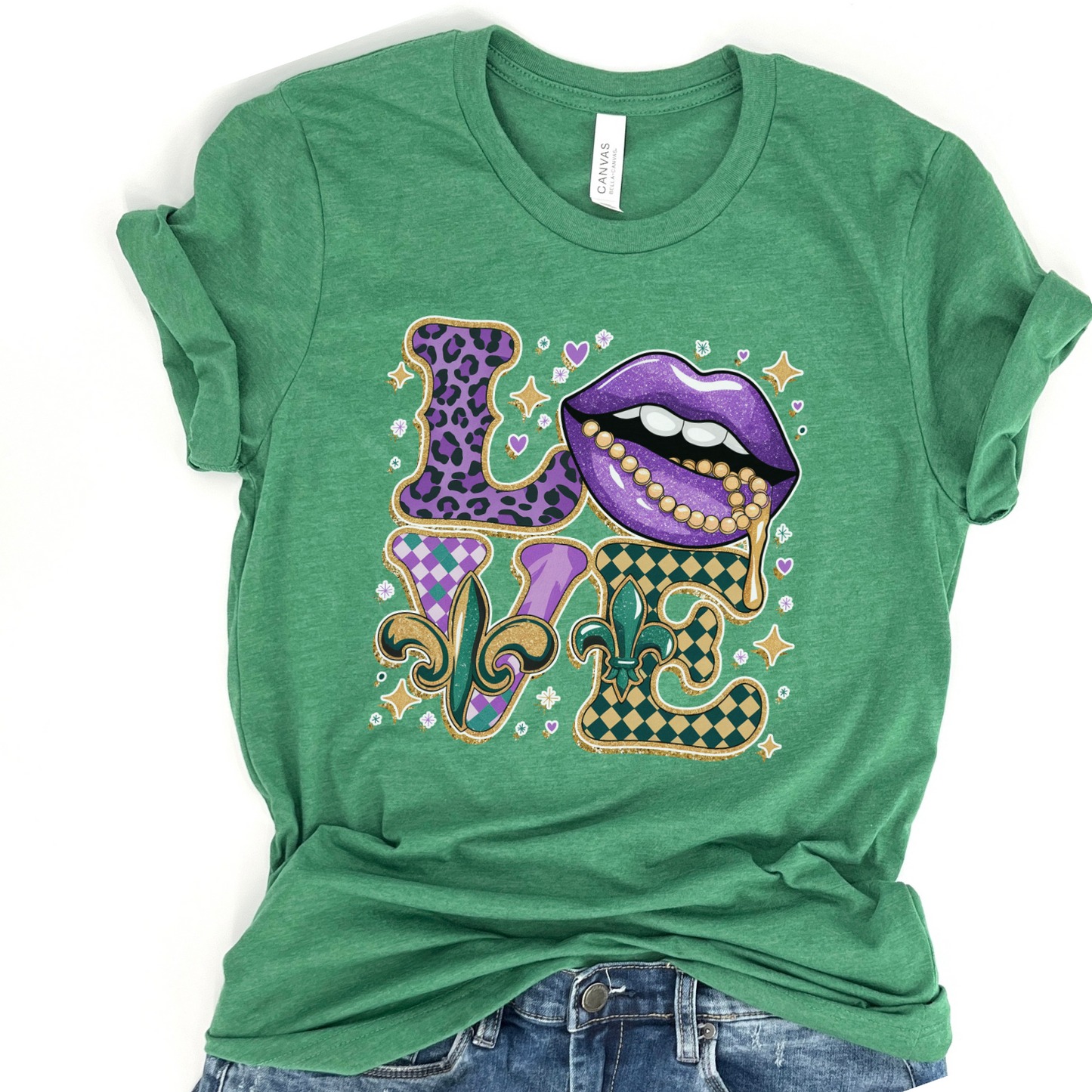 Mardi Gras women's graphic t-shirt