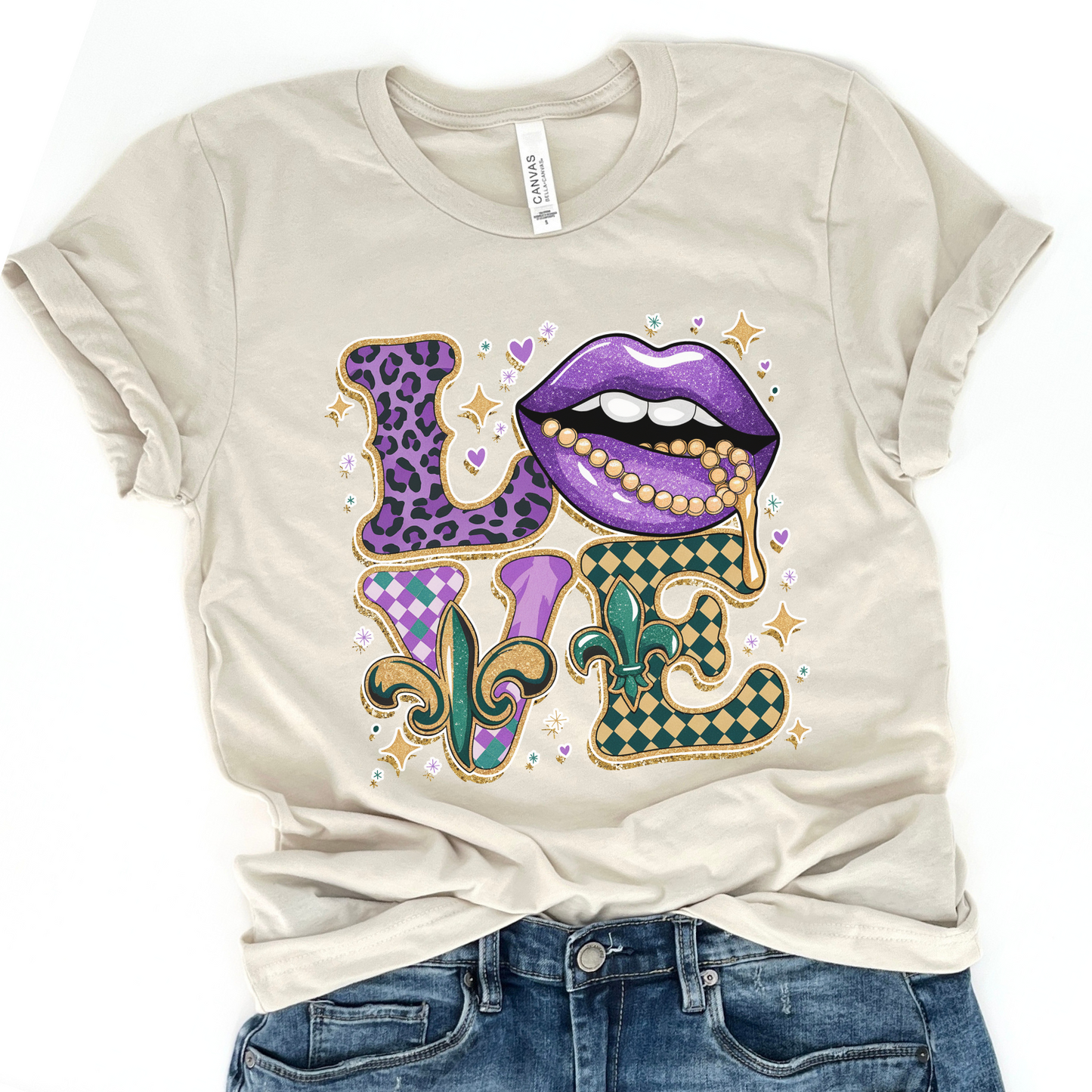 Mardi Gras women's graphic t-shirt