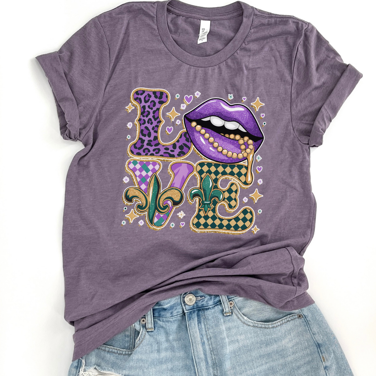 Mardi Gras women's graphic t-shirt