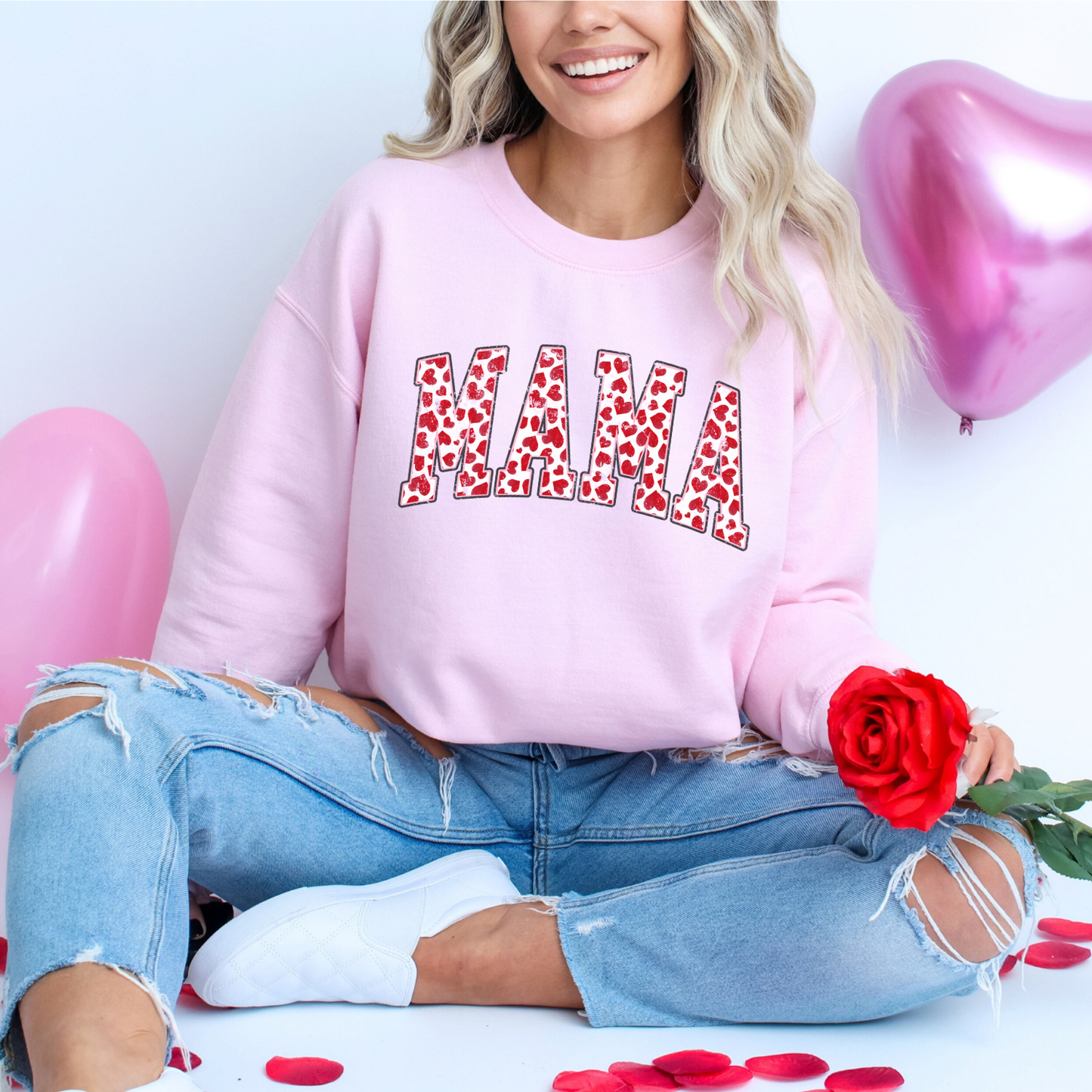 Mama Valentine's graphic sweatshirt