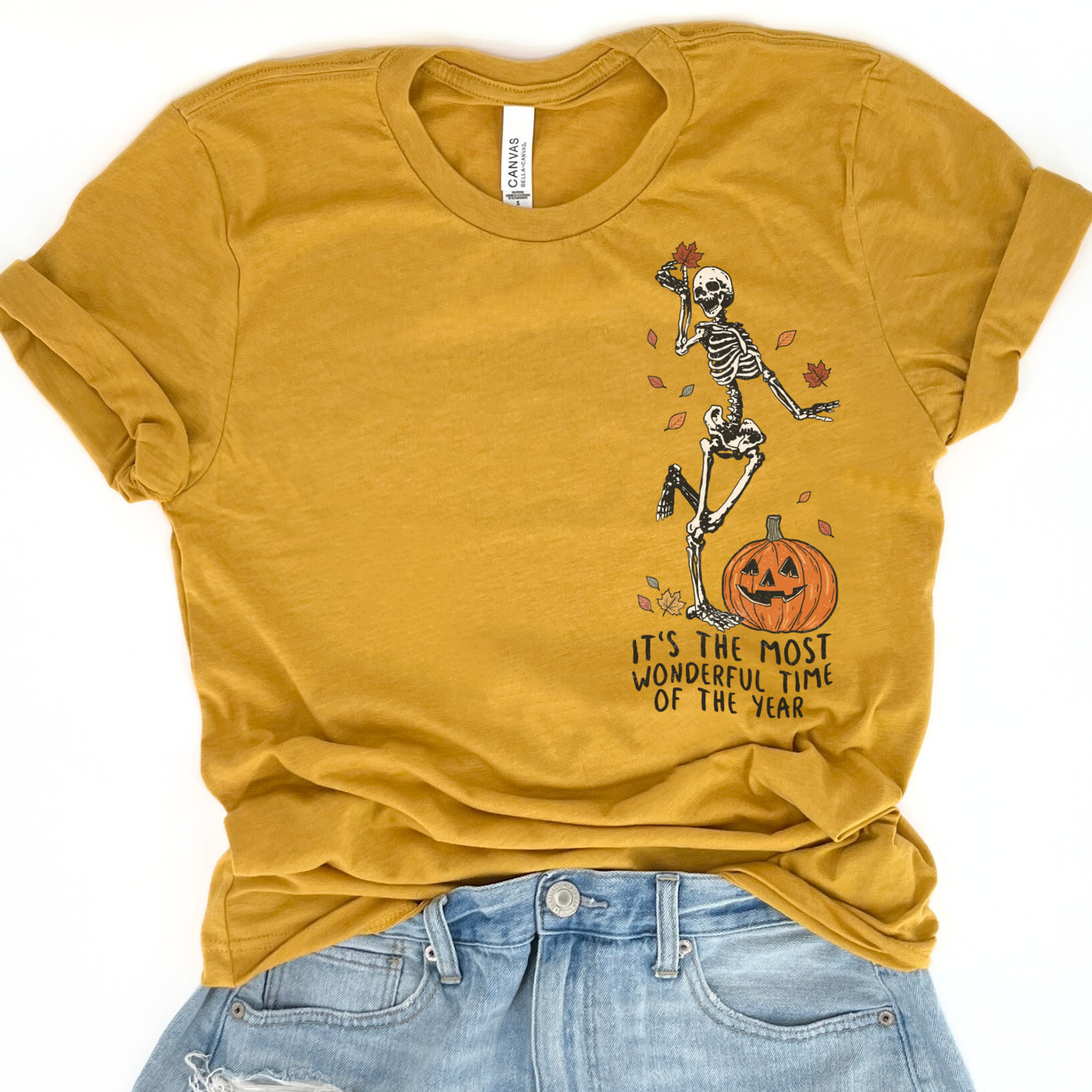 It's the most wonderful time of year skeleton Halloween t-shirt