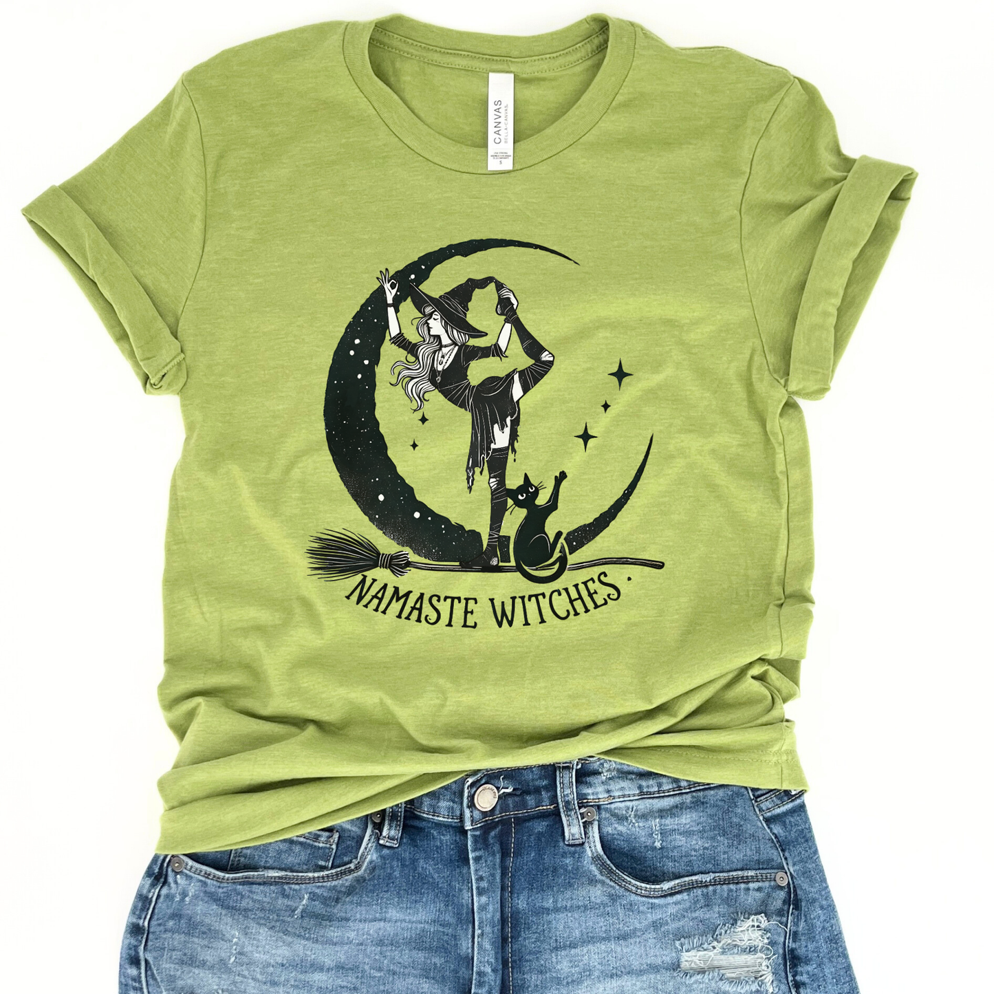 Namaste witches halloween t-shirt, Assorted colors