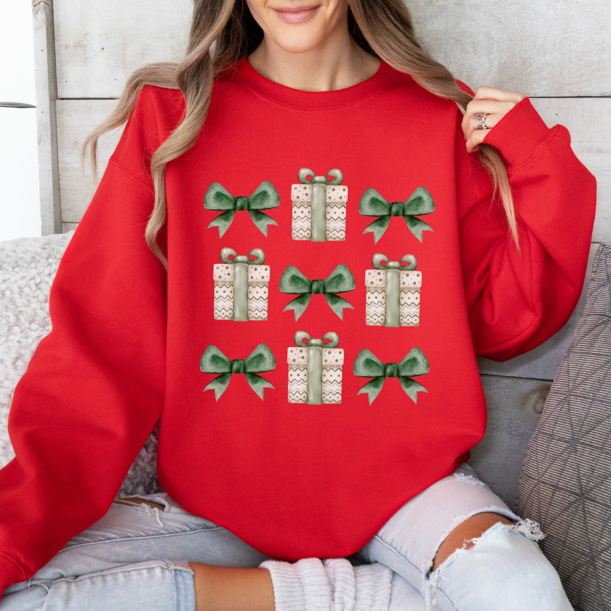 Christmas presents coquette women's sweatshirt