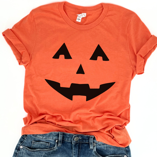 Pumpkin face Halloween t-shirt