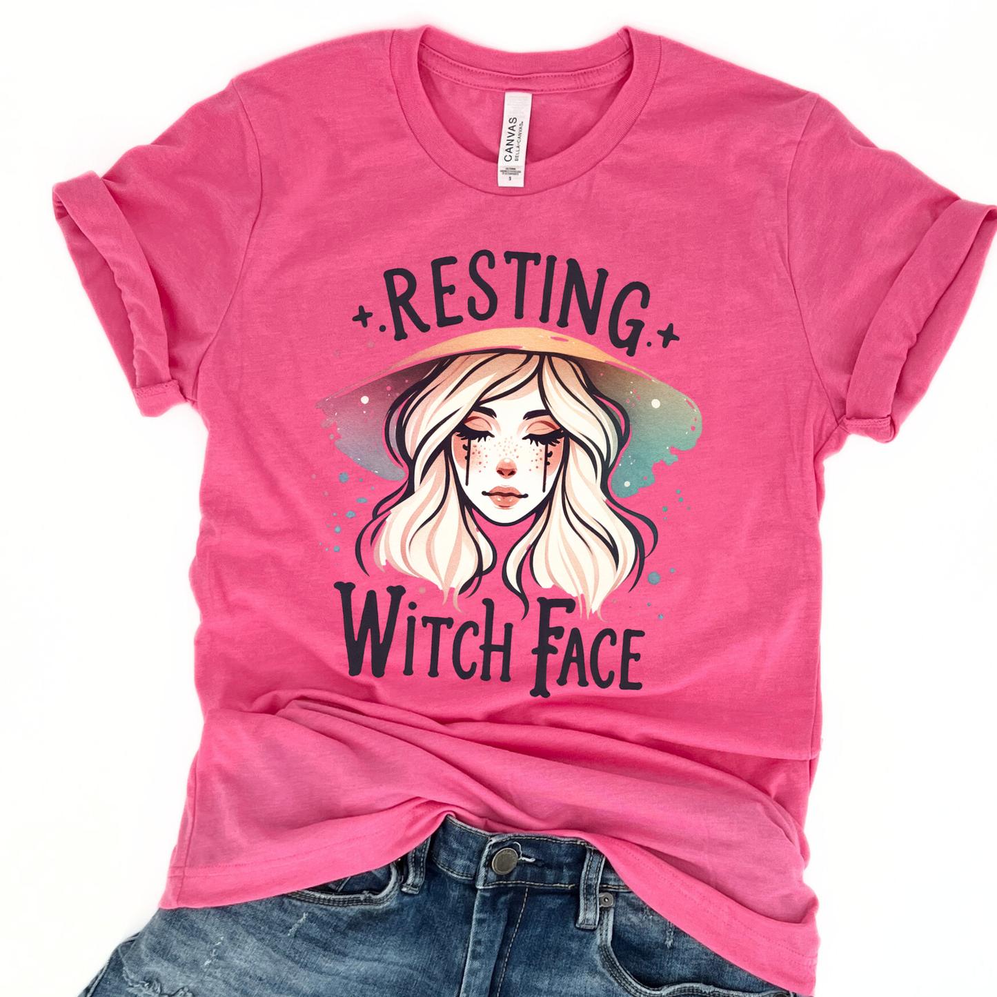 Resting witch face Halloween t-shirt