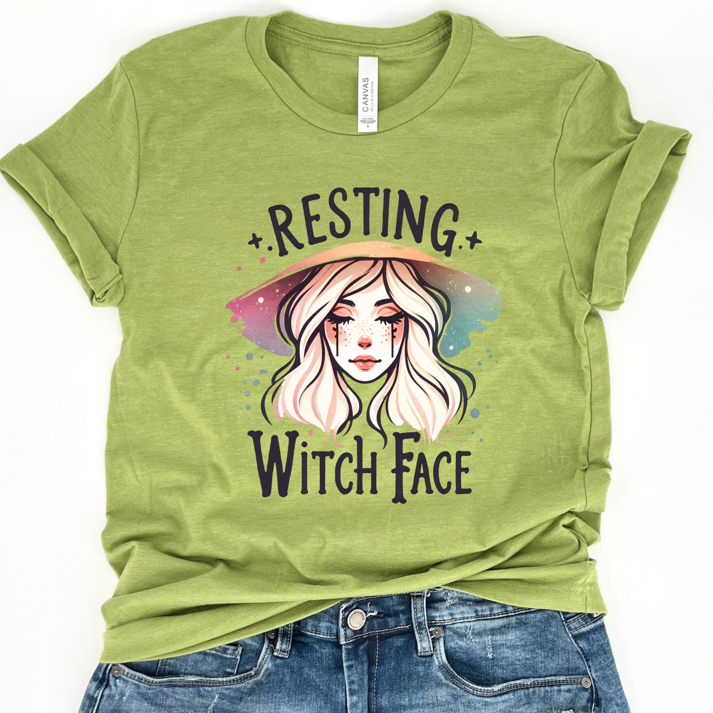 Resting witch face Halloween t-shirt